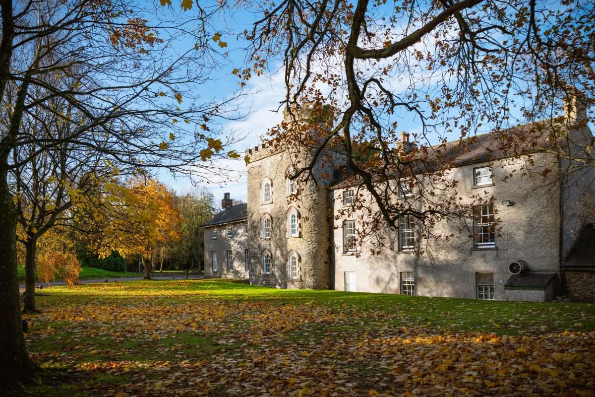 Smarmore Castle Private Clinic outside in autumn