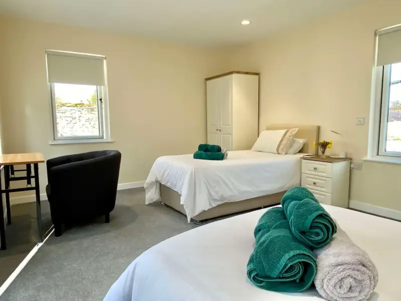 bedroom at Smarmore Castle
