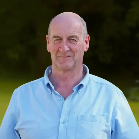 Portrait photo of Sean Flemming, transport at Smarmore Castle, photo taken outside against greenery