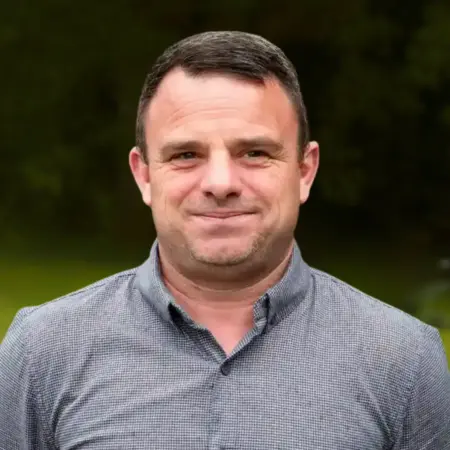 Portrait photo of Patrick Fagan, Addiction Therapist at Smarmore Castle, taken outside