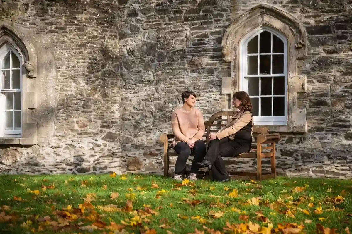 Therapy Session Outside Smarmore Castle